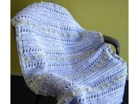 X's and O's Crochet Baby Blanket