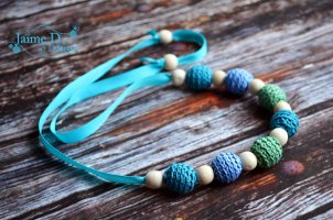 Crocheted Teething Necklace