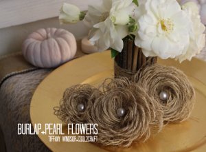 Link Love How To Make Burlap Flowers