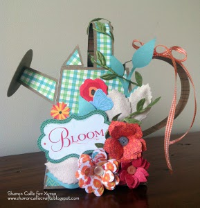 Splendidly Spring Paper Watering Can