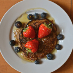 Almond, Flax and Banana Pancakes