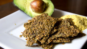 Coriander Avo Crackers