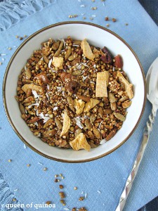 Gluten-Free Maple Apple Quinoa Granola Recipe