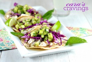 Melon Mojito Fish Tacos