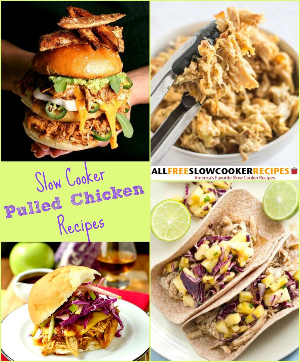 Easy Pulled Chicken Slow Cooker Recipes