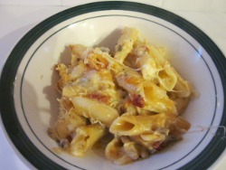 Tomato Creamy Baked Penne