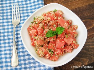 Watermelon Mint Quinoa Salad