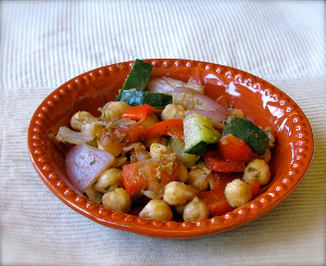 Chickpea Salad with a Kick