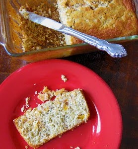Peach Poppy seed Bread