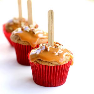 Apple Caramel Cupcakes