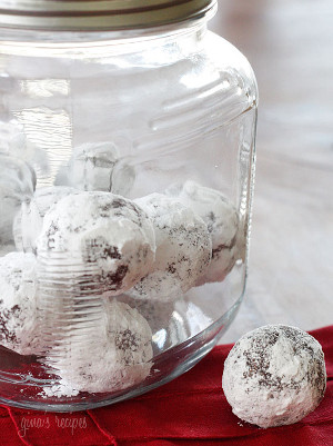 No-Bake Fudgy Snowballs