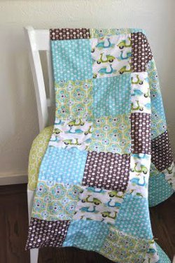 Effortless Tied Baby Quilt