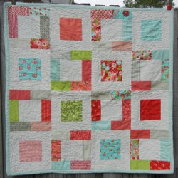 Sweet Girlie Charm Quilt