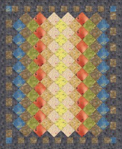 Chinese Windows Bed Quilt