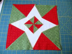 Christmas Star Quilt Block
