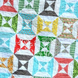 Easy Double Hourglass Blocks