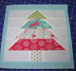 Pieced Christmas Tree Block