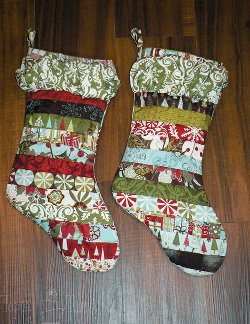 quilted stocking