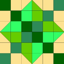 Four Leaf Clover Table Runner Blocks