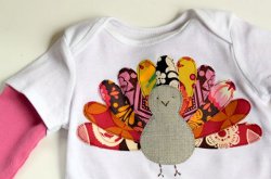 Turkey T-shirt Applique