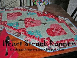 patterns day  table  EASY  RUNNER New QUILTED runner valentine's PATTERNS Patterns TABLE Quilt