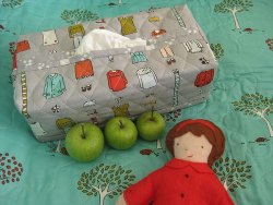 Quilted Tissue Box Cover