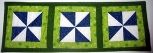 Pinwheel Quilt Table Runner
