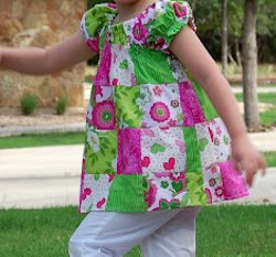 Patchwork Kid Tunic Top