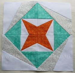 Quatrastar Quilt Block Tutorial