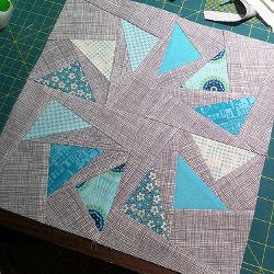 Stormy Skies Circle of Geese Block