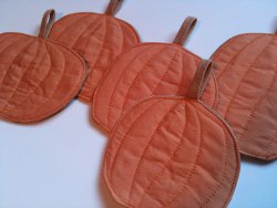 Festives Pumpkin Coasters