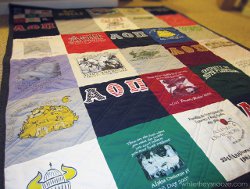 Fall T-shirt Quilt Directions