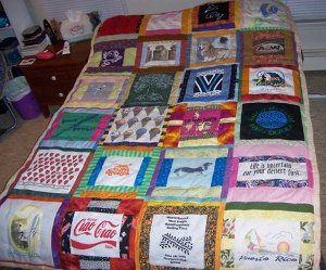 Scrappy T-shirt Quilt