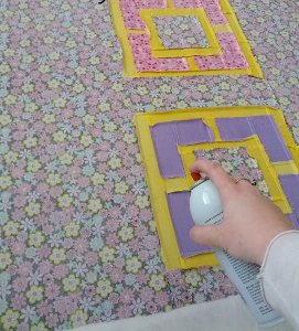 Spray Basting Your Quilt