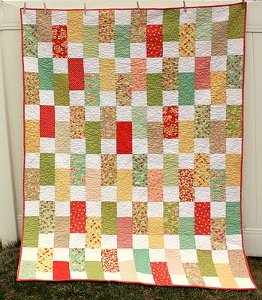 Simple and Sweet Bricks Quilt
