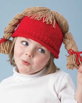 Silly Hair Knit Hat for Kids