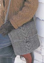 Shetland Cable Knit Bag | FaveCrafts.com