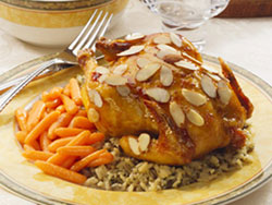 Apple-Glazed Cornish Game Hens 