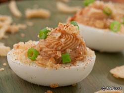 BBQ Deviled Eggs