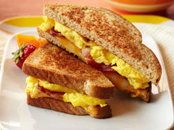 Bacon and Egg Breakfast Grilled Cheese