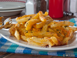 Baked Cheddar Fries