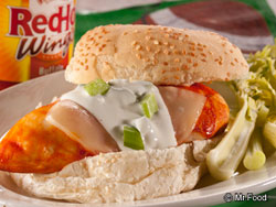 Baked Chicken Wing Sandwich