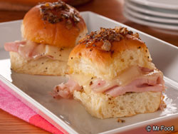 Baked Ham & Swiss Sliders