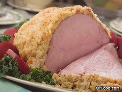 Baked Ham in Cheese Crust 