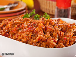 Beefed-Up Spanish Rice