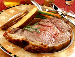 Beer-Basted Rib Eye Roast