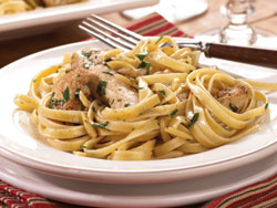 Browned Butter Chicken Fettuccine