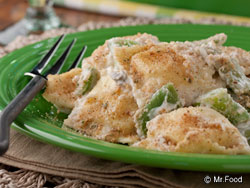 Caesar Baked Ravioli