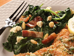 Candied Bacon Spinach