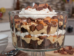 Candy Bar Brownie Trifle